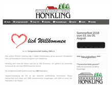 Tablet Screenshot of dg-honkling.de
